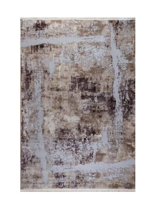 Klonaras Oska 839/ Χαλί Στρογγυλό με Κρόσια Lila Φ200cm