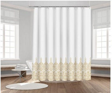 Cortină De Duș Polyester Ethnik Bej 180x200cm