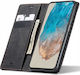 Spacecase Портмоне Кожен / Силиконов Черен Samsung Galaxy M35 5G
