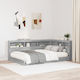 vidaXL Wooden Bed Headboard Gray Sonoma 217.5x7...