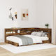vidaXL Wooden Bed Headboard Smoked Oak 207.5x76...