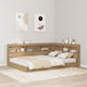 vidaXL Wooden Headboard Bed Oak