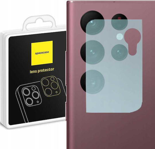 Spacecase Handy-Kameraschutz Gehärtetes Glas Transparent für das Galaxy S22 Ultra