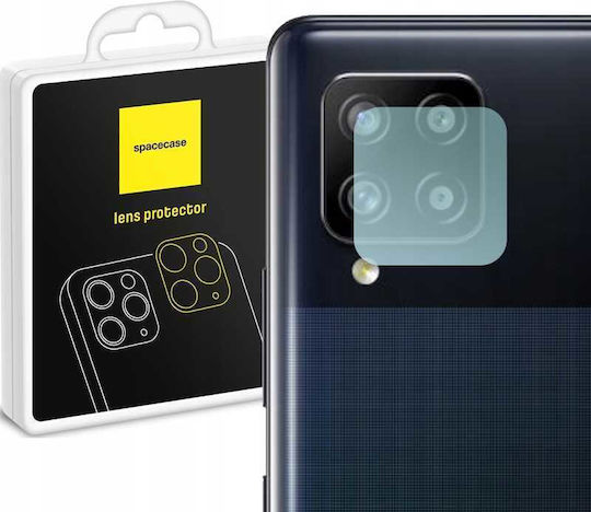 Spacecase Galaxy A42 5G Tempered Glass Kameraschutz Transparent