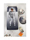 Saint Clair Space Set Kids Duvet Cover Single with Pillowcase Cotton Gray 160x225cm