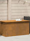 vidaXL Outdoor Storage Box Brown L100xW50.5xH50cm