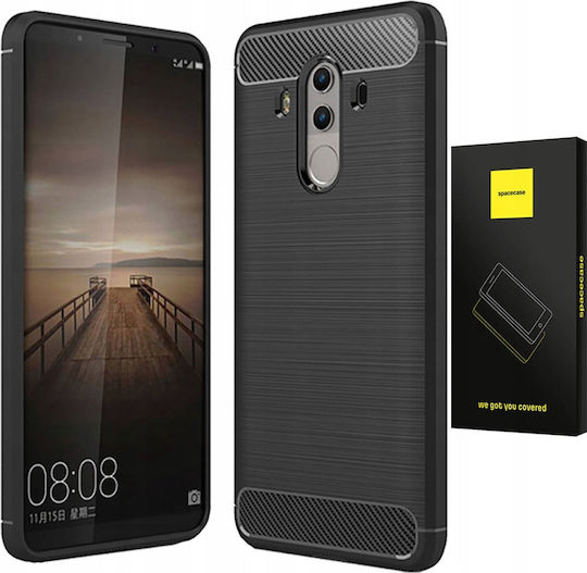 Spacecase Carbon Back Cover Silicon Negru (Huawei Mate 10 Pro)