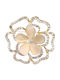 Pin Collar Bar Ellegant Flower Flower made of Gold Yellow