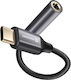 Swissten USB-C to 3.5 mm Jack Audio Adapter Smartphones Tablets Black