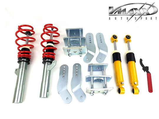 Adjustable Suspension Height Hardness V-maxx VW Caddy III 50mm O 4 Pieces 70 VW 20-50