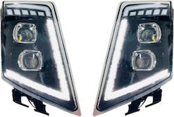 Σετ Μπροστά Φανάρια Bi Led Volvo Fh4 Σετ Μπροστά Φανάρια Bi Led Volvo Fh4