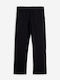 Kids' Fabric Pants Black