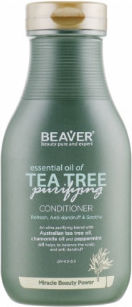 Beaver Balsam De Păr Purifiant Cu Tea Tree Reparare Pentru Păr Vopsit 350ml