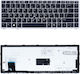 Laptop Keyboard Hp Elitebook Folio 9470 9470m 9480 9480m 702843-001 785648-001 US Backlit with Pointer Black Silver with Frame Code 40522usbl
