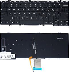 Tastatură Laptop Dell Latitude 5300 5300 2-in-1 7300 5310 2-in-1 5310 09n8m 009n8m 1v8ky 01v8ky US fără cadru retroiluminată neagră Cod 41243usbl
