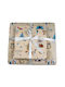 Astron Italy Kids Quilt Set Single with Pillowcase Boho Animals Beige 160x240cm