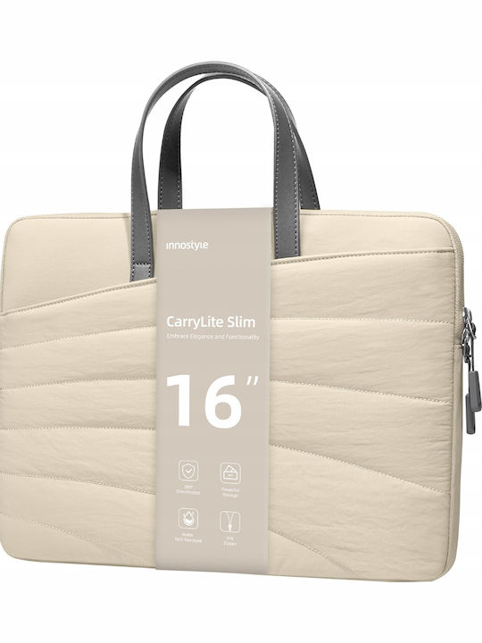 Innostyle Wasserdicht Tasche für Laptop 16" in Beige Farbe S600KH-16