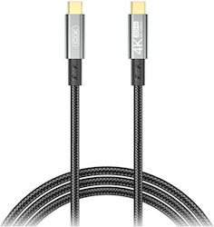XO USB 3.2 Видео USB-C Мъжки - USB-C 100W 1м (249-0116) XO USB 3.2 Видео USB-C Мъжки - USB-C 100W 1м (249-0116)