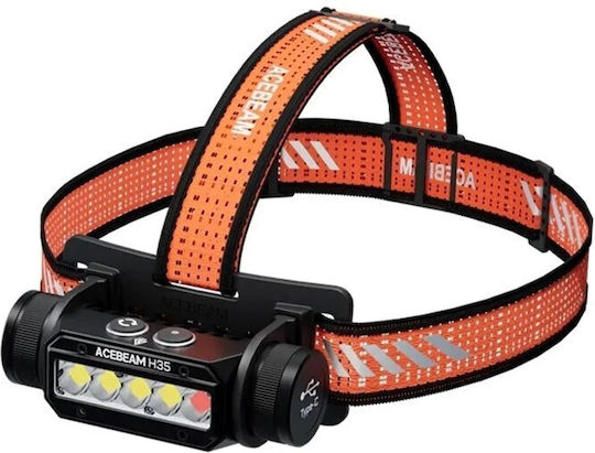 Acebeam Lanternă Frontală LED cu Luminozitate Maximă 2600lm
