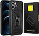Spacecase Back Cover Negru (iPhone 12 / 12 Pro)