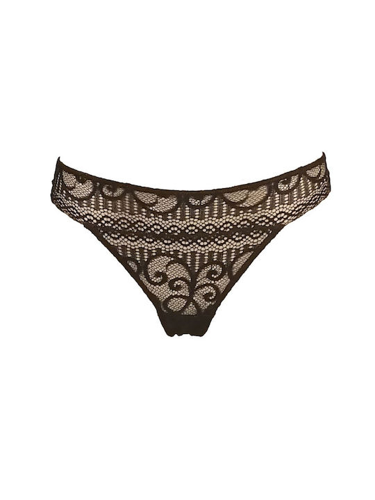 Дамско Слип 3Pack с дантела Black