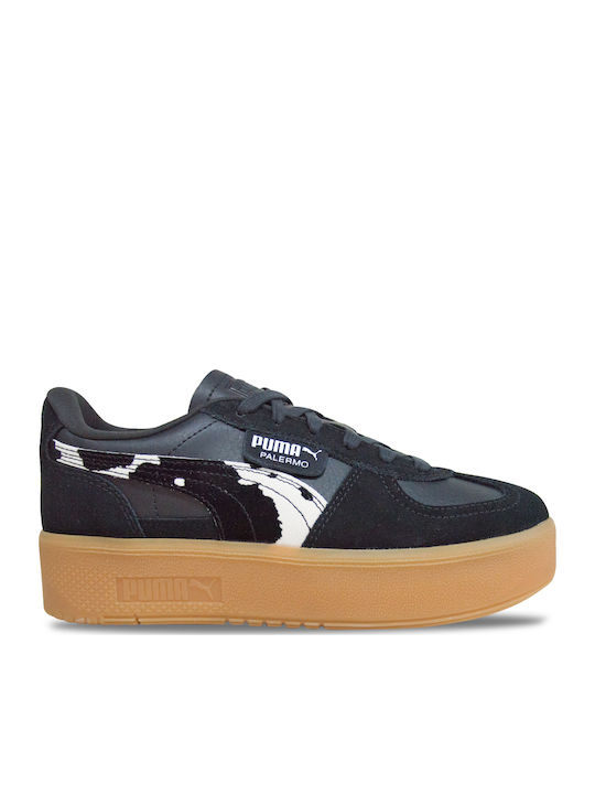 Puma Palermo Elevata Wild Damen Sneakers Schwarz 403345-02
