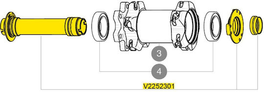 Ανταλλακτικο Mavic Id360 Axle Disc 6t