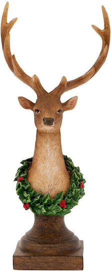 Iliadis Weihnachtliche Kunststoff Figur Hirsche Braun Höhe 25cm