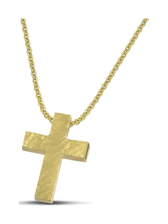 Themelidis Jewels Ανδρικός Χρυσός Σταυρός 14Κ Δ...