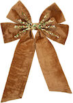 Samt Hängender Bogen Ornament Gold 20x30cm