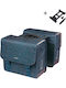Basil Double Bicycle Rack Bag 35L Blue