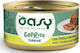 Oasy Wet Food for Adult Cats with Chicken, Vegetables and Meat Grain-Free 85gr