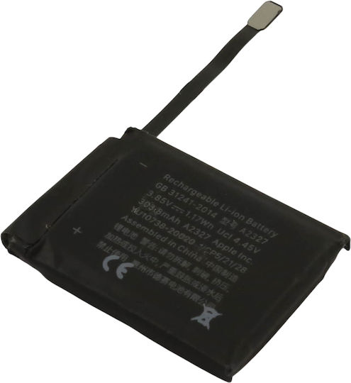 Avizar Replacement Battery Apple Watch 6 44mm Li-Polymer 3.85v 303mAh 1.2Wh Black