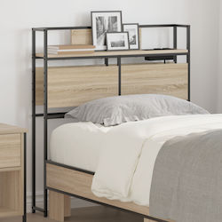 vidaXL Hölzernes Kopfteil Für Bett Beiges 100cm