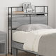 vidaXL Wooden Bed Headboard Gray Sonoma 100cm