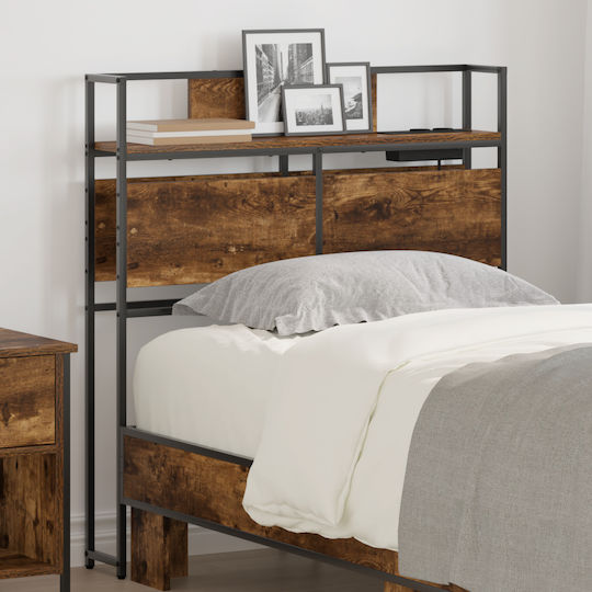 vidaXL Wooden Bed Headboard Smoky Oak 100cm