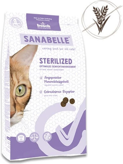 Bosch Petfood Concepts Dry Food for Sterilized Cats with Meat / Poultry / Potatoes / Liver / Salmon 8kg