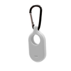 Silicone Case Keychain Mobile Origin Compatible Samsung Smarttag 2 White