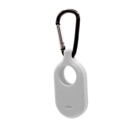 Silicone Case Keychain Mobile Origin Compatible Samsung Smarttag 2 White