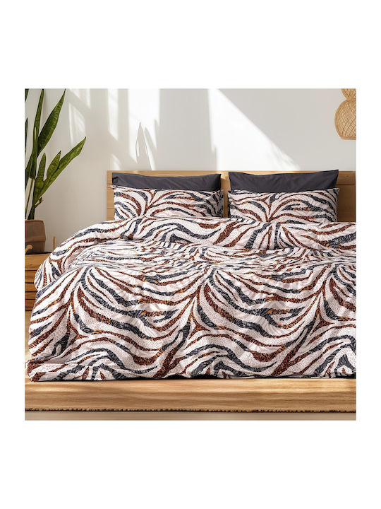 Beauty Home Комплект Пухено Единично 160x240бр Rea Art 12259 Въглени 2бр