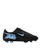 Mercurial Vapor FG/MG Kinder Fußballschuhe und Stollenschuhe mit Tappen Schwarz