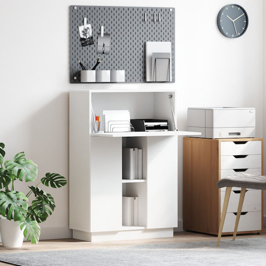 Schreibtisch Holz White 71.5x31.5x106.5cm