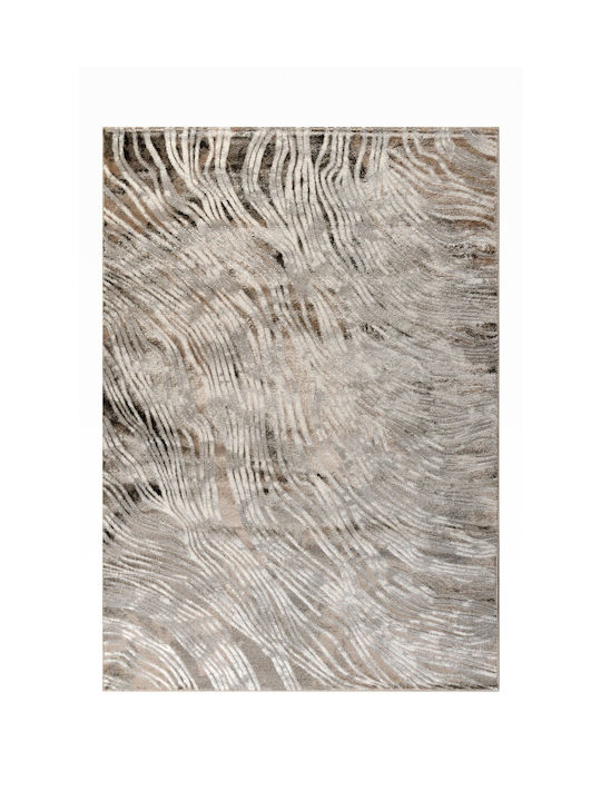 Tzikas Carpets Modern Bedroom Rugs Set Gray 392-0-335-45002-101 2pcs