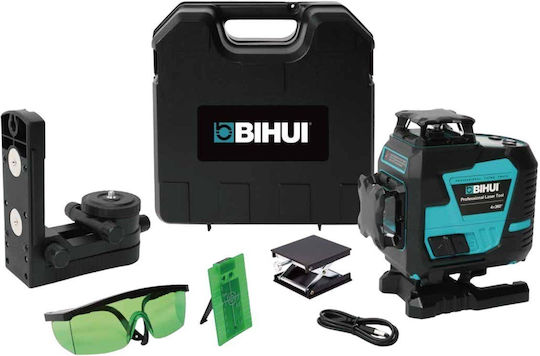 Bihui Γραμμικό Αλφάδι Laser Πράσινης Δέσμης με Εύρος Εργασίας 30m