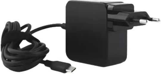 Coreparts 65W USB-C Nano Charger GaN Technology 5V2.4A-20V3.2A USB PD Plug: USB-C EU & UK Wall 5V 2.4A 5.2V 3A 9V 3A 12V 3A 14.5V 2A 15V 3A