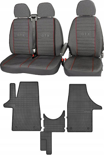 Set Carpet Covers Vw Transporter T6 From 2015-2022