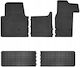 Rubber Car Mats Renault Master 3 2010-2024 7 Seats Doka Crew Cab