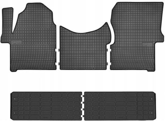 Gummi Fußmatten VW Crafter 2006-2016 Doppelkabine Crew Cab 7 Sitze