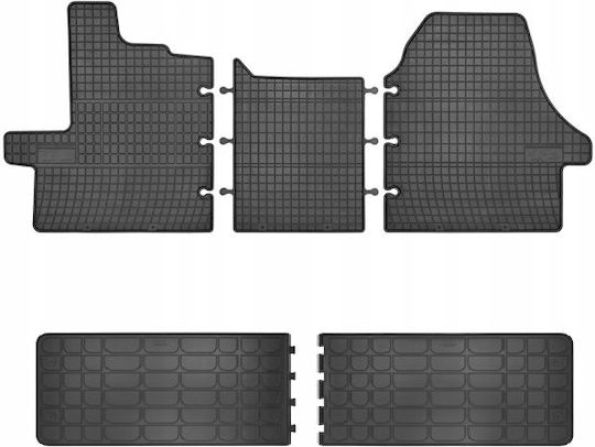 Rubber Car Mats Opel Movano C From 2021 7 Seats Doka Crew Cab