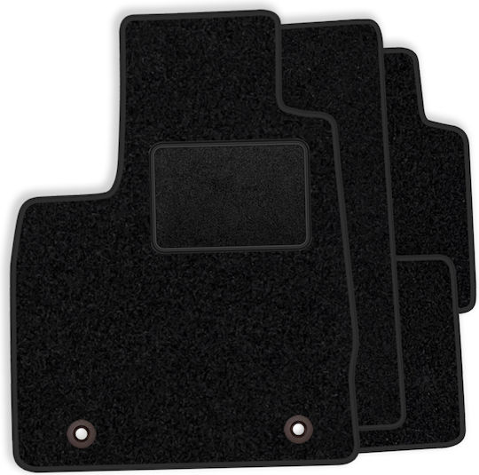 Set Covorașe Auto Velur Compatibil Hyundai Santa Fe Iii Fl 2015-2018 5 Locuri Margine Neagră